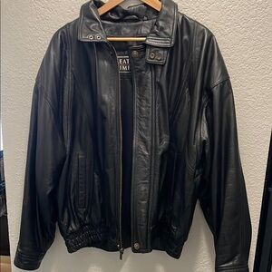 Black Lightweight Shirt Jacket with Ribbed Cuffs